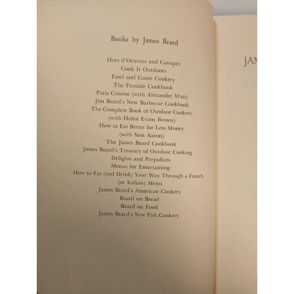 James Beard's New‎ Fish Cookery 1976 - HC/DJ - Little, Brown & Co.